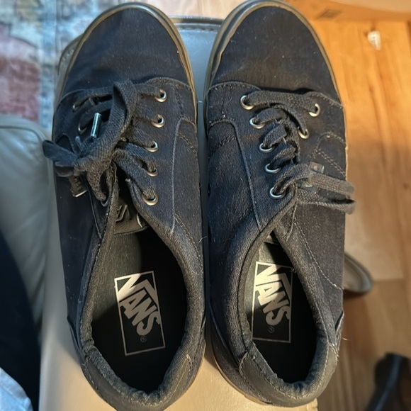 VANS Era gumsole black canvas men’s skate shoes lace up Sz 7 1/2 - Picture 3 of 12